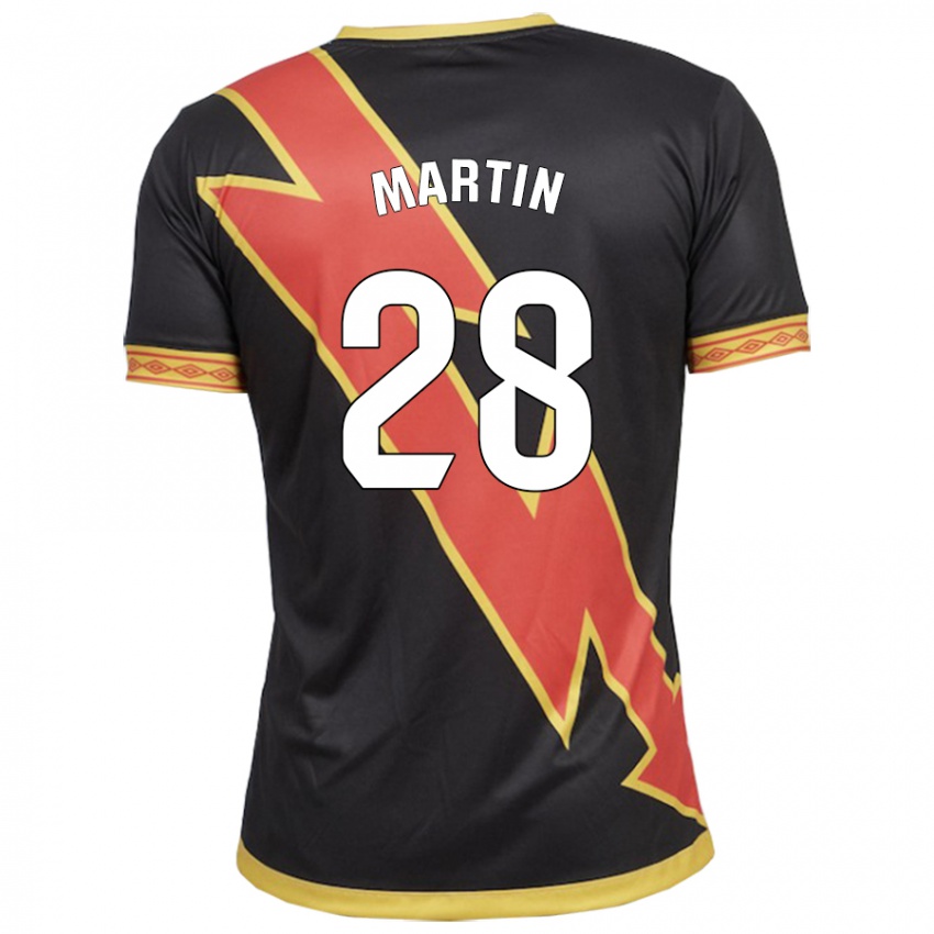 Kinderen Pablo Martín #28 Zwart Uitshirt Uittenue 2023/24 T-Shirt België