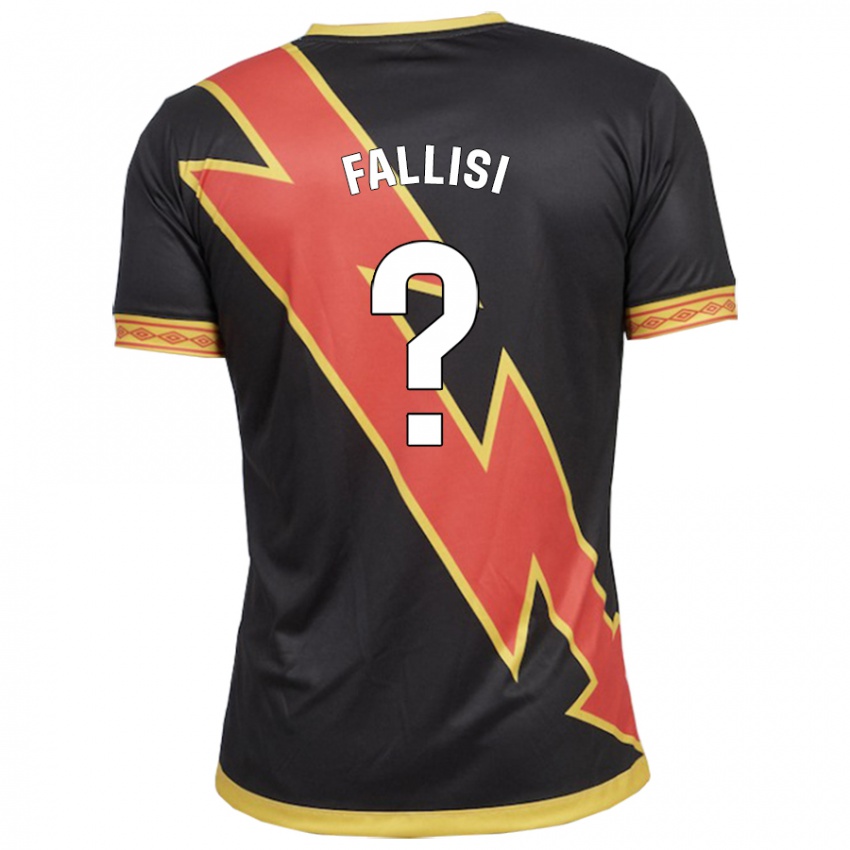 Kinderen Alessandro Fallisi #0 Zwart Uitshirt Uittenue 2023/24 T-Shirt België