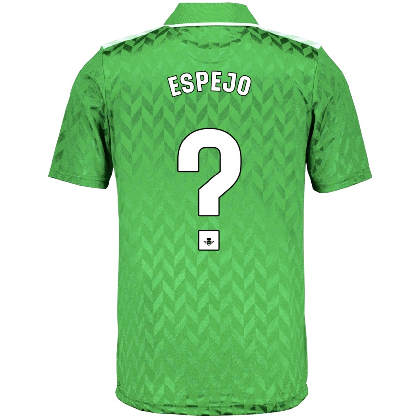 Enfant Maillot Jesús Espejo #0 Vert Tenues Extérieur 2023/24 T-Shirt Belgique