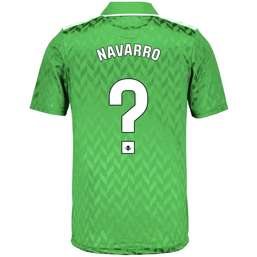 Enfant Maillot Mario Navarro #0 Vert Tenues Extérieur 2023/24 T-Shirt Belgique