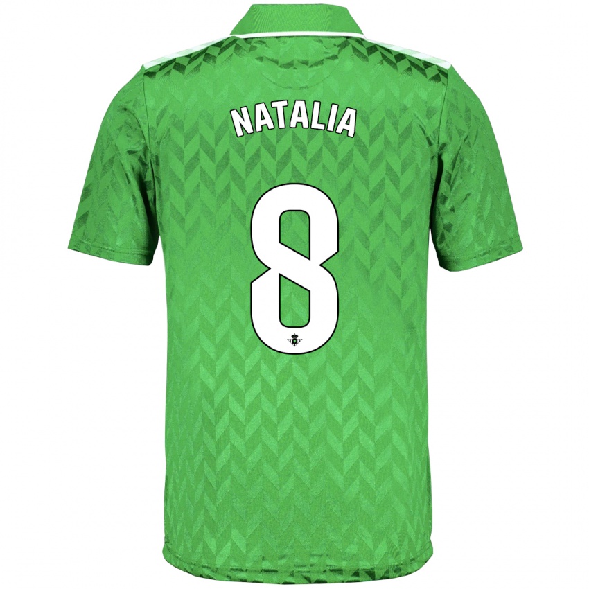 Enfant Maillot Natalia Montilla Martinez #8 Vert Tenues Extérieur 2023/24 T-Shirt Belgique