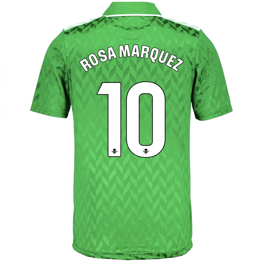 Enfant Maillot Rosa Márquez Baena #10 Vert Tenues Extérieur 2023/24 T-Shirt Belgique