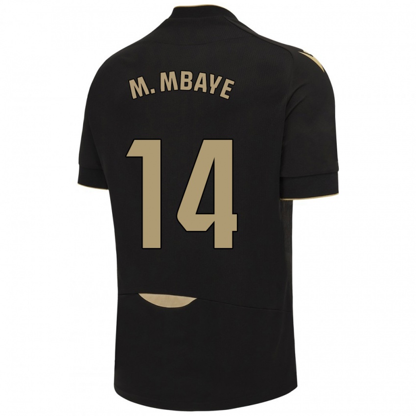 Kinderen Momo Mbaye #14 Zwart Uitshirt Uittenue 2023/24 T-Shirt België