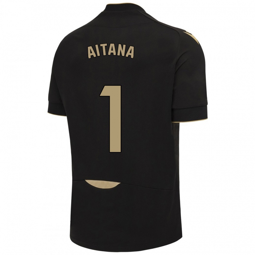 Kinderen Aitana #1 Zwart Uitshirt Uittenue 2023/24 T-Shirt België