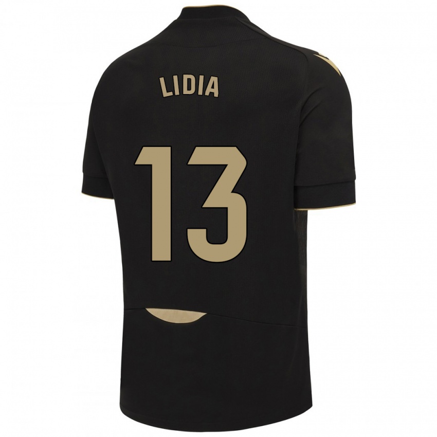 Kinderen Lidia Rincón García #13 Zwart Uitshirt Uittenue 2023/24 T-Shirt België