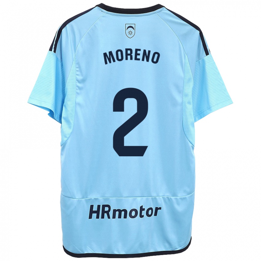 Kinderen Jorge Moreno #27 Blauw Uitshirt Uittenue 2023/24 T-Shirt België