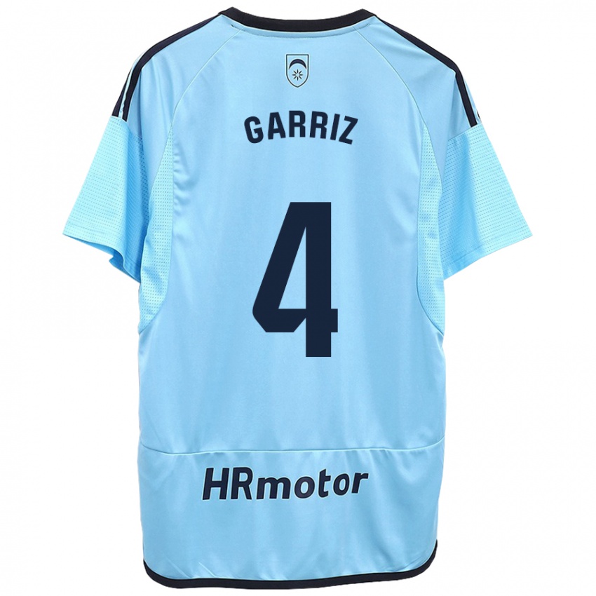 Kinderen Ibaider Garriz #4 Blauw Uitshirt Uittenue 2023/24 T-Shirt België