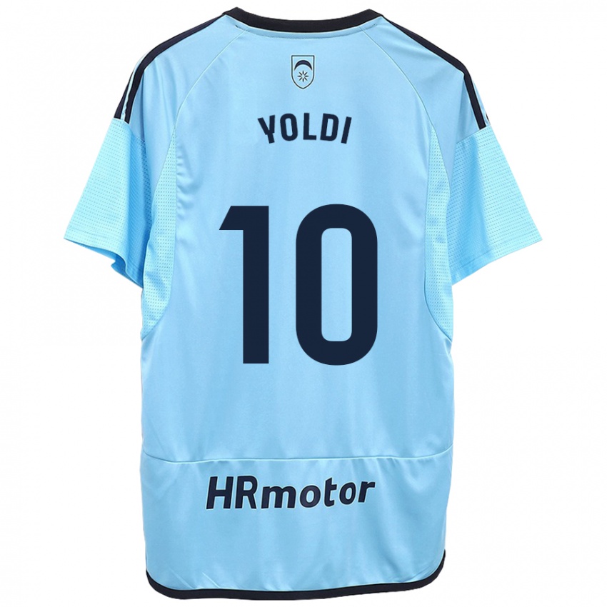 Kinderen Ander Yoldi #10 Blauw Uitshirt Uittenue 2023/24 T-Shirt België