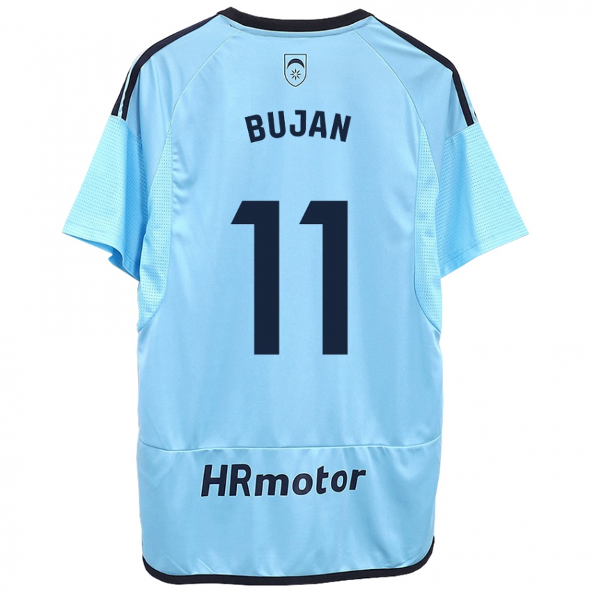 Kinderen Unai Buján #11 Blauw Uitshirt Uittenue 2023/24 T-Shirt België