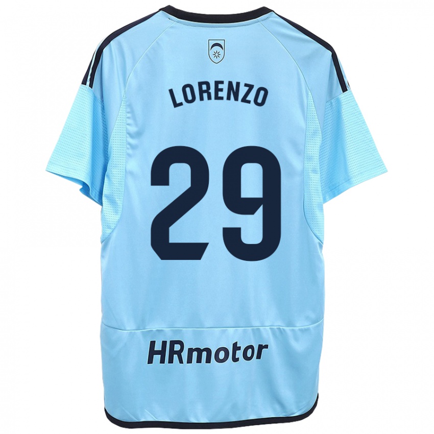 Kinderen Nowend Lorenzo #29 Blauw Uitshirt Uittenue 2023/24 T-Shirt België