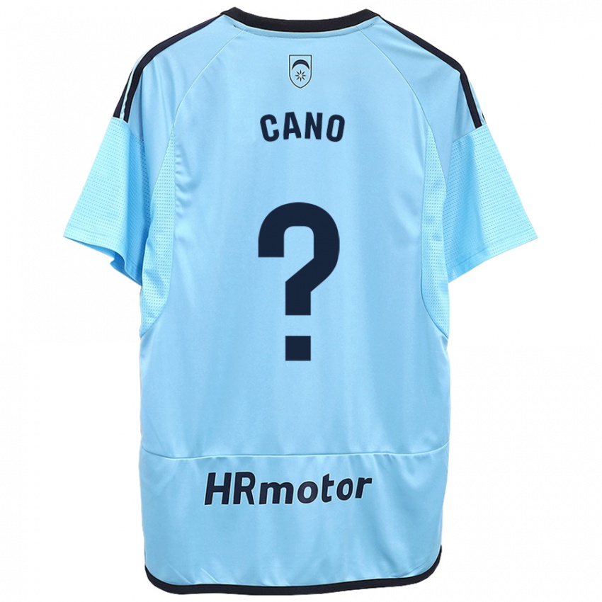 Kinderen Javi Caño #0 Blauw Uitshirt Uittenue 2023/24 T-Shirt België