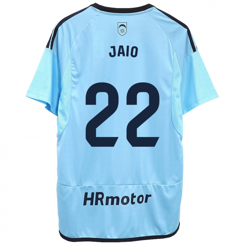 Kinderen Jaione Larraiotz Senosiain #22 Blauw Uitshirt Uittenue 2023/24 T-Shirt België