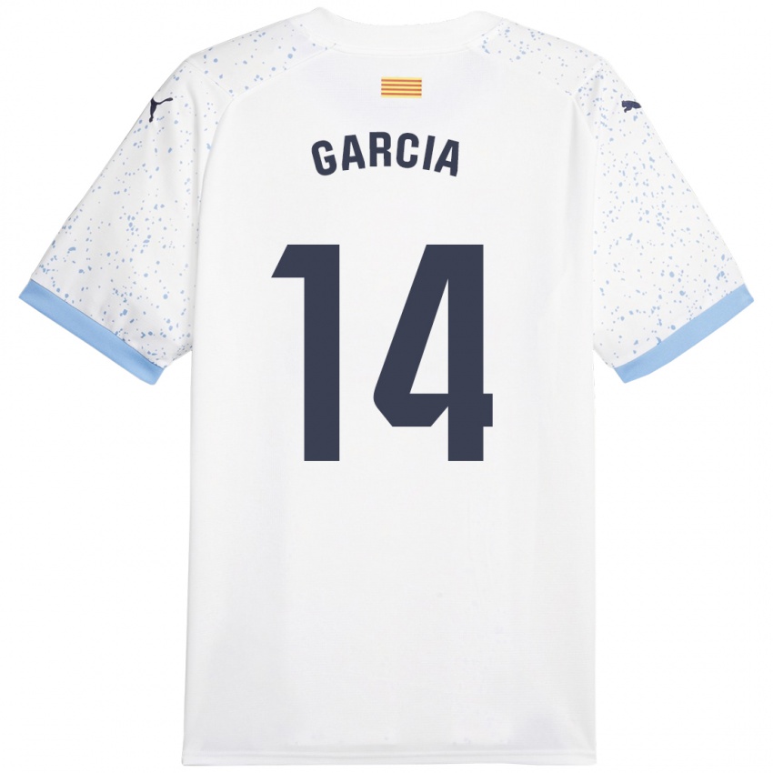 Kinderen Aleix García #14 Wit Uitshirt Uittenue 2023/24 T-Shirt België