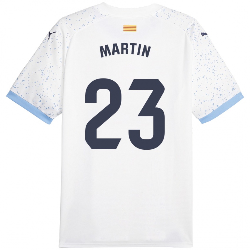 Kinderen Iván Martín #23 Wit Uitshirt Uittenue 2023/24 T-Shirt België