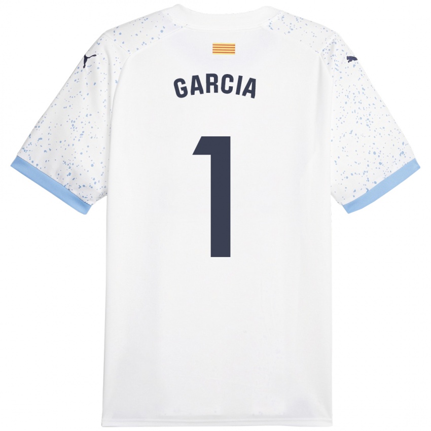 Kinderen Lucas García #1 Wit Uitshirt Uittenue 2023/24 T-Shirt België