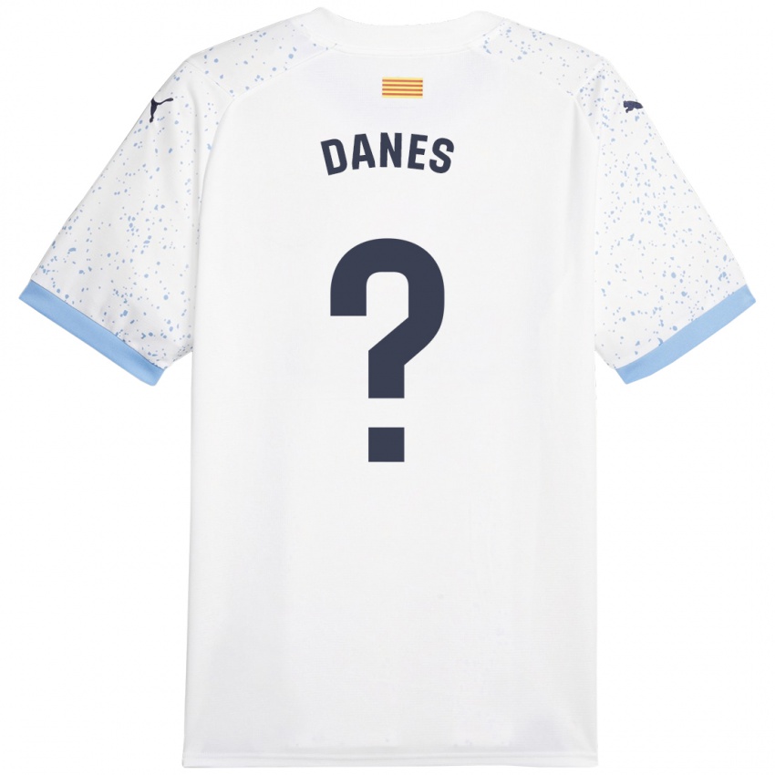 Kinderen Jan Danés #0 Wit Uitshirt Uittenue 2023/24 T-Shirt België