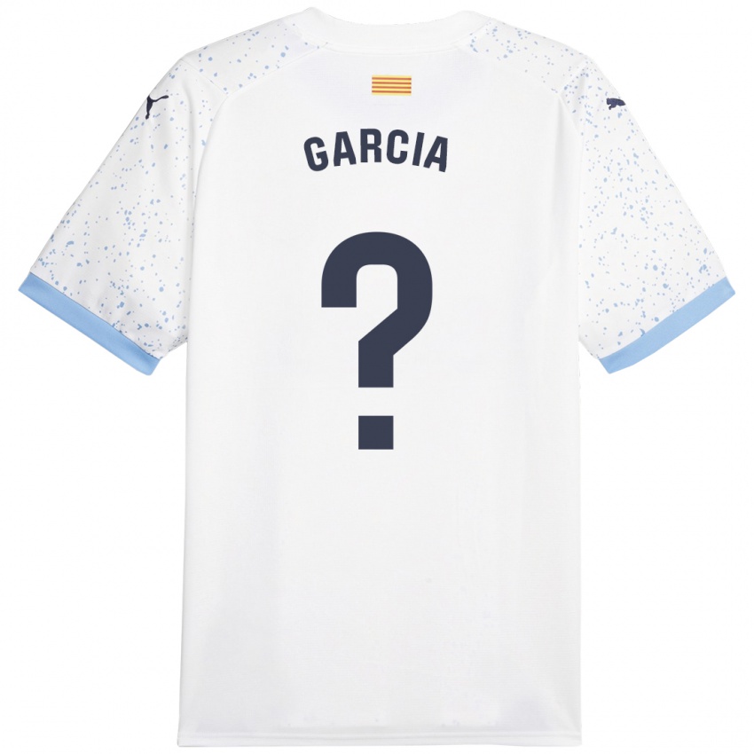 Kinderen Hugo García #0 Wit Uitshirt Uittenue 2023/24 T-Shirt België