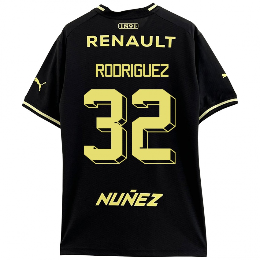 Enfant Maillot Randall Rodríguez #32 Noir Tenues Extérieur 2023/24 T-Shirt Belgique