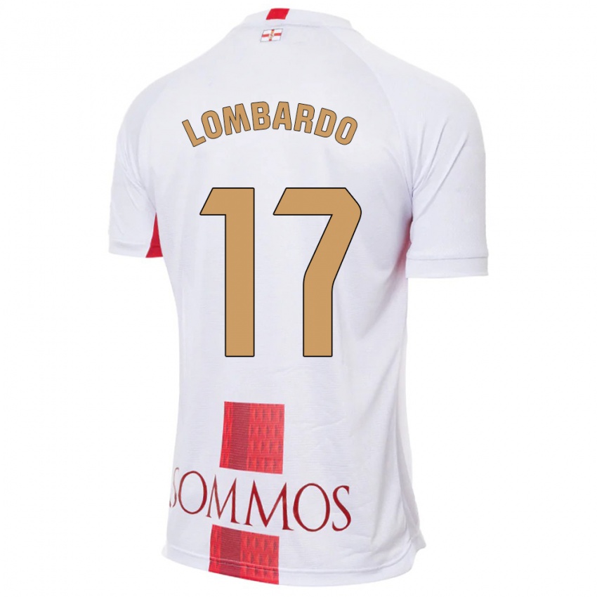 Kinderen Enzo Lombardo #17 Wit Uitshirt Uittenue 2023/24 T-Shirt België