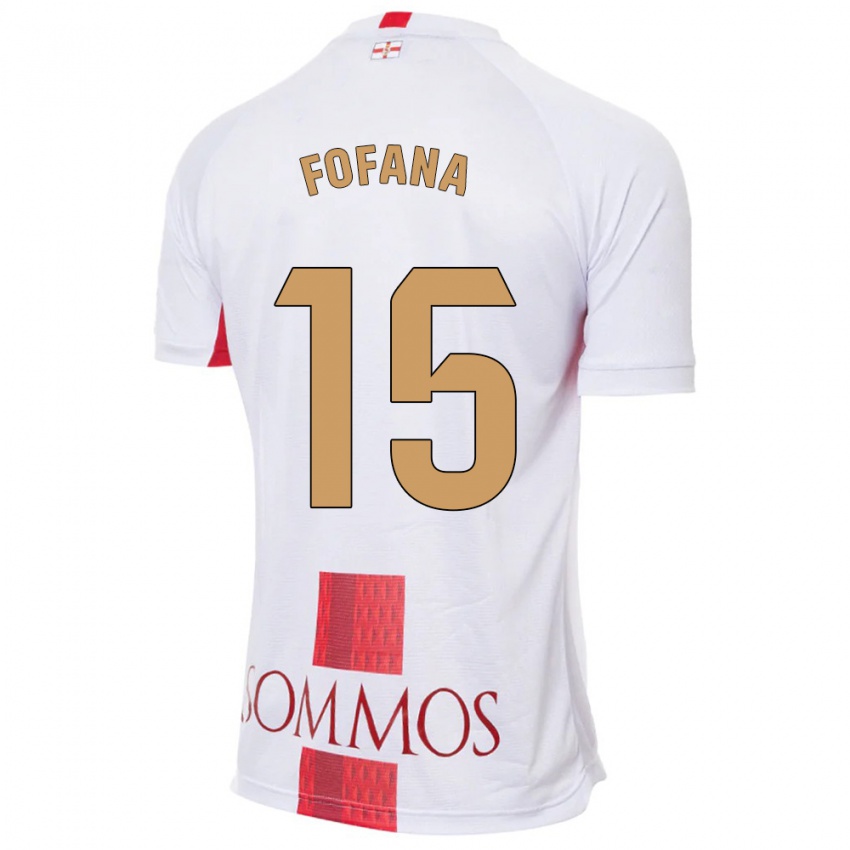 Kinderen Fadia Fofana #15 Wit Uitshirt Uittenue 2023/24 T-Shirt België