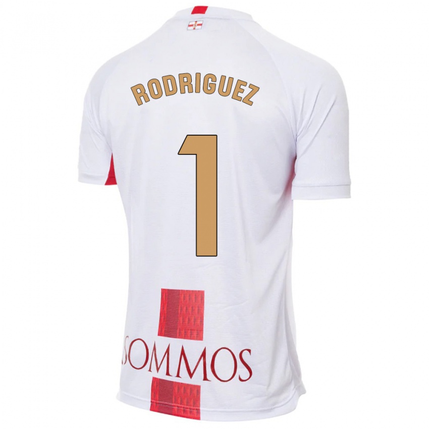 Kinderen Nuria Rodríguez #1 Wit Uitshirt Uittenue 2023/24 T-Shirt België