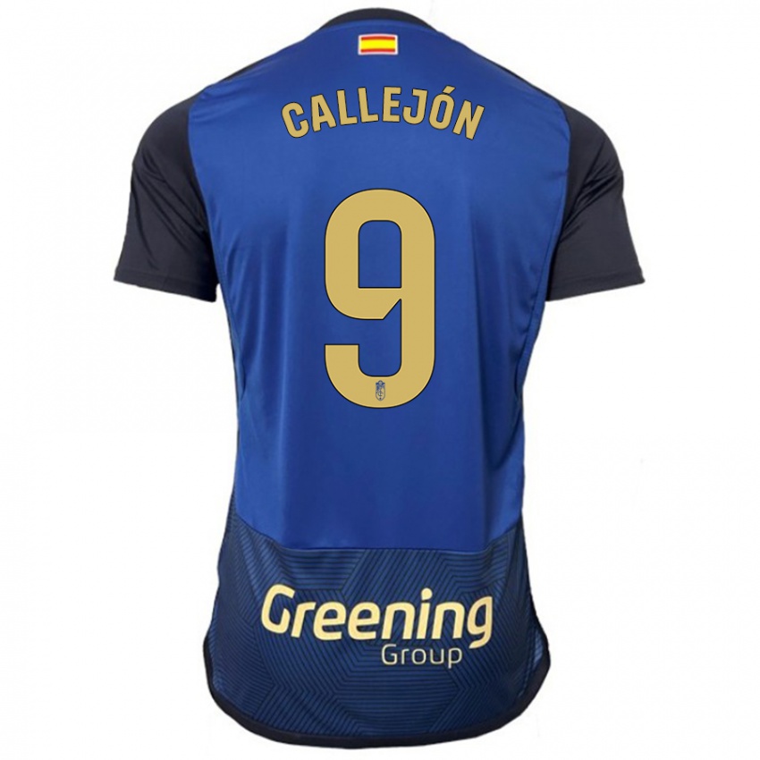 Kinderen José Callejón #9 Marine Uitshirt Uittenue 2023/24 T-Shirt België