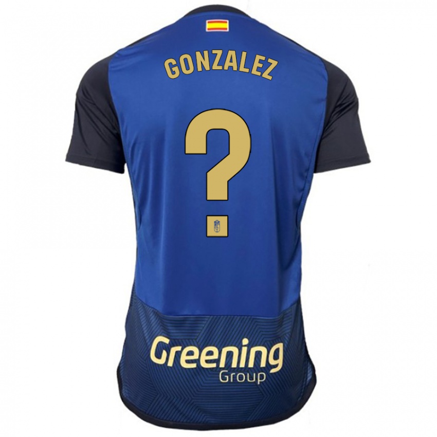 Kinder Paco González #0 Marine Auswärtstrikot Trikot 2023/24 T-Shirt Belgien