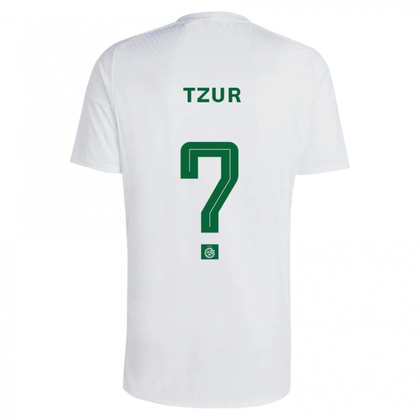 Kinderen Adi Tzur #0 Groen Blauw Uitshirt Uittenue 2023/24 T-Shirt België