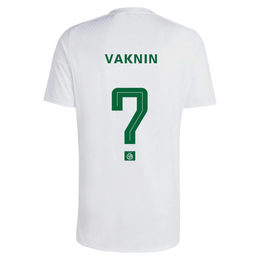 Kinderen Raz Vaknin #0 Groen Blauw Uitshirt Uittenue 2023/24 T-Shirt België