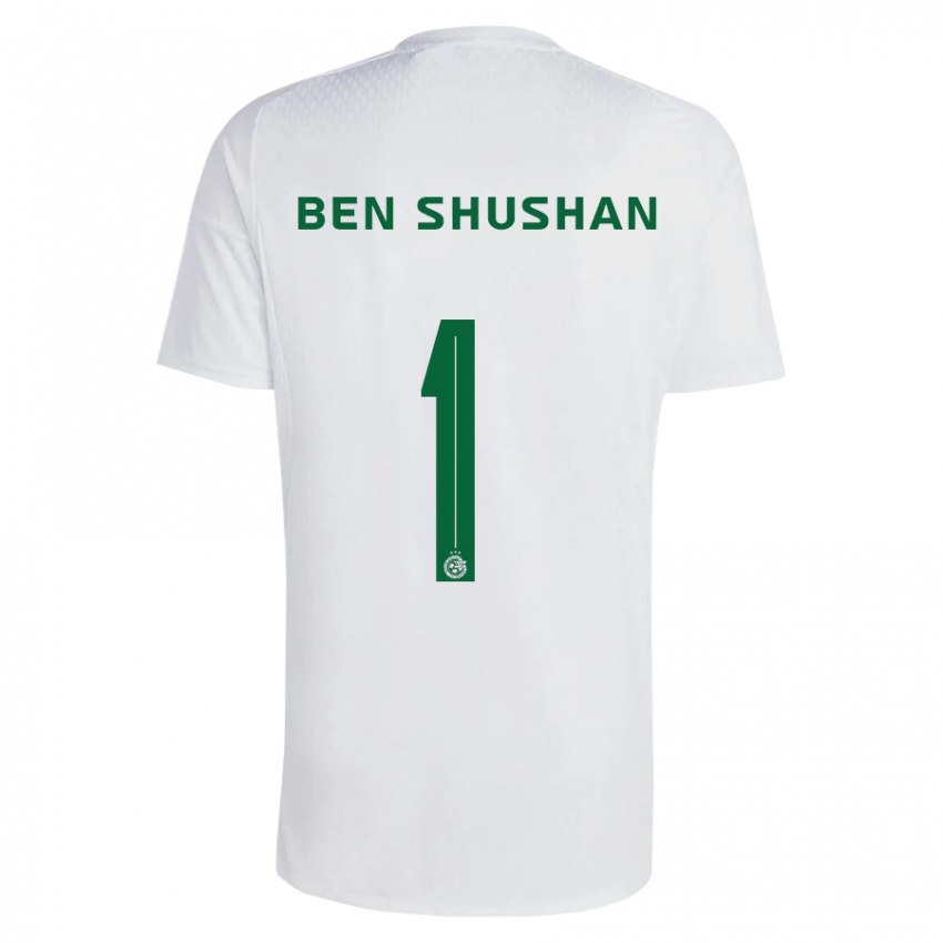 Kinderen Ori Ben Shushan #1 Groen Blauw Uitshirt Uittenue 2023/24 T-Shirt België