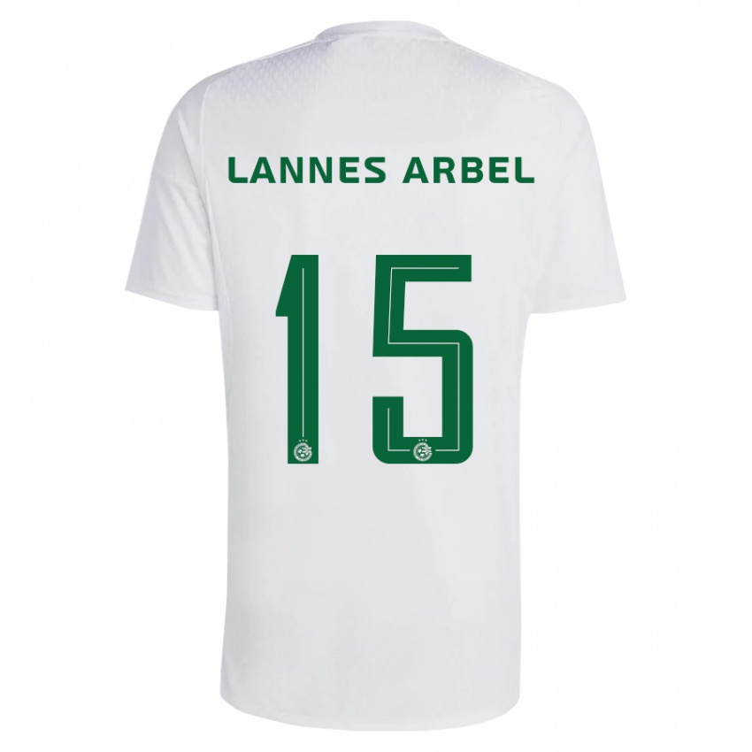 Kinderen Tomer Lannes Arbel #15 Groen Blauw Uitshirt Uittenue 2023/24 T-Shirt België