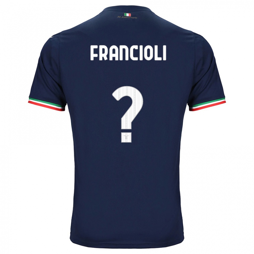 Kinderen Diego Francioli #0 Marine Uitshirt Uittenue 2023/24 T-Shirt België