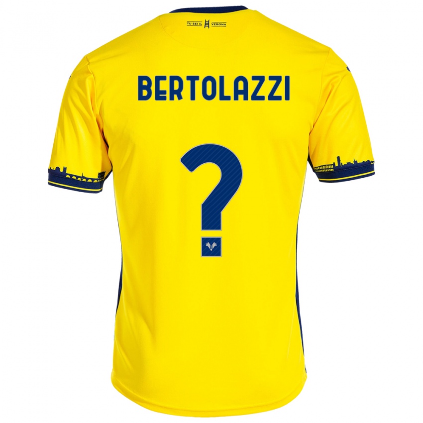Kinderen Giovanni Bertolazzi #0 Geel Uitshirt Uittenue 2023/24 T-Shirt België