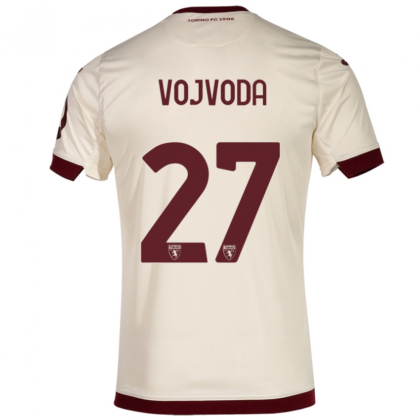 Kinderen Mërgim Vojvoda #27 Champagne Uitshirt Uittenue 2023/24 T-Shirt België