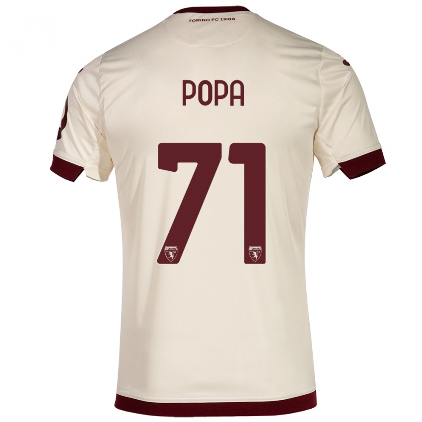 Kinder Mihai Popa #71 Sekt Auswärtstrikot Trikot 2023/24 T-Shirt Belgien