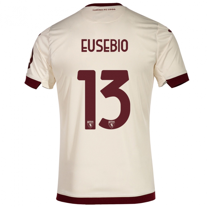 Kinderen Chiara Eusebio #13 Champagne Uitshirt Uittenue 2023/24 T-Shirt België