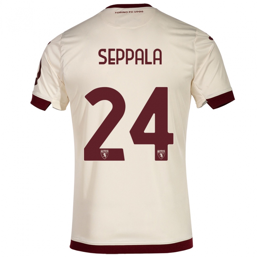 Kinderen Rosa Lappi-Seppälä #24 Champagne Uitshirt Uittenue 2023/24 T-Shirt België