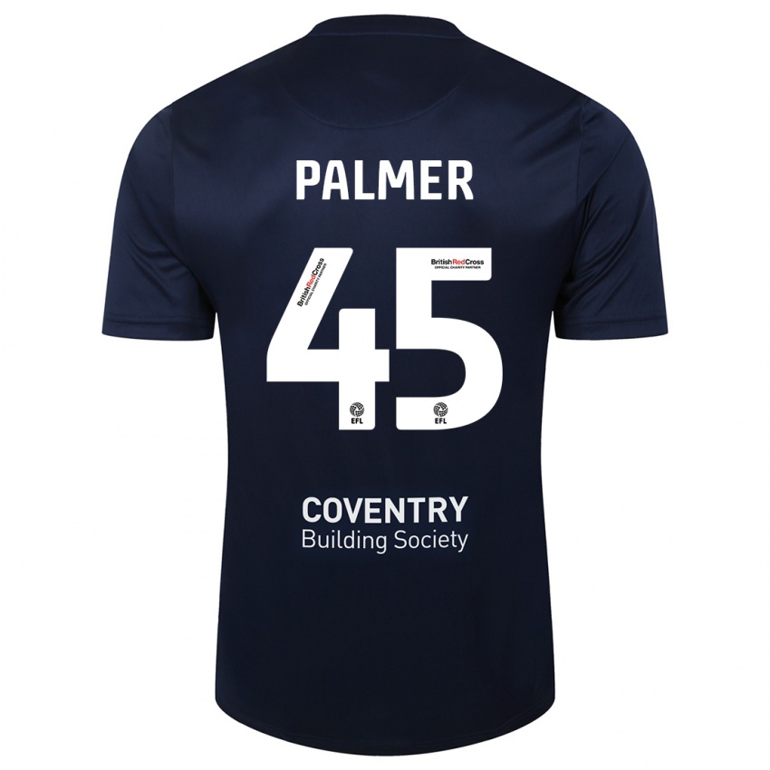 Kinderen Kasey Palmer #45 Rode Marine Uitshirt Uittenue 2023/24 T-Shirt België