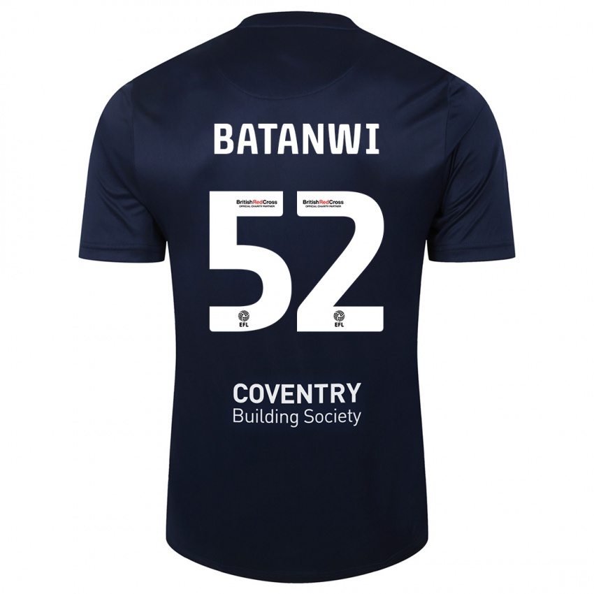 Kinderen Tristen Batanwi #52 Rode Marine Uitshirt Uittenue 2023/24 T-Shirt België