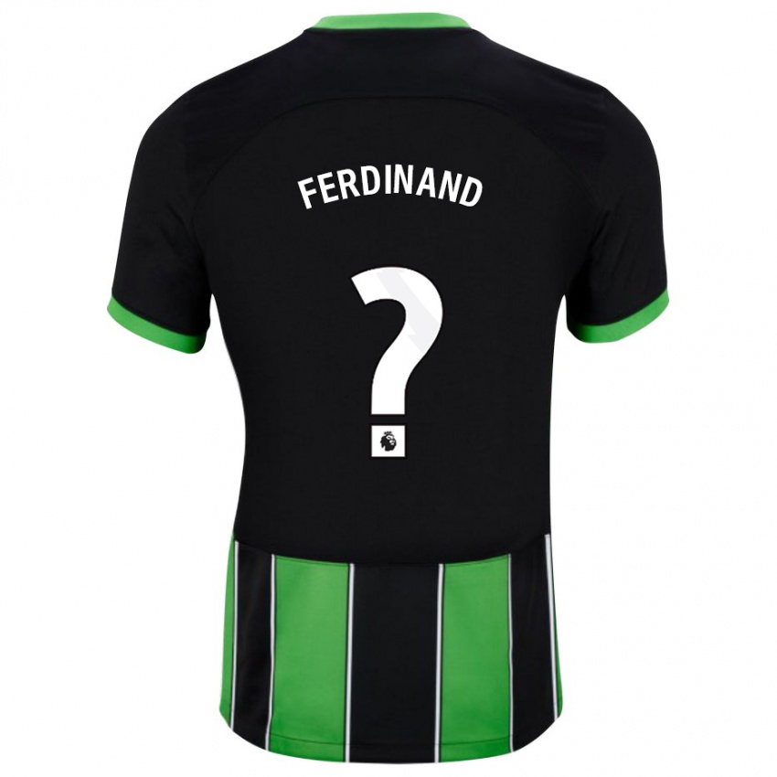 Kinderen Lorenz Ferdinand #0 Zwart Groen Uitshirt Uittenue 2023/24 T-Shirt België