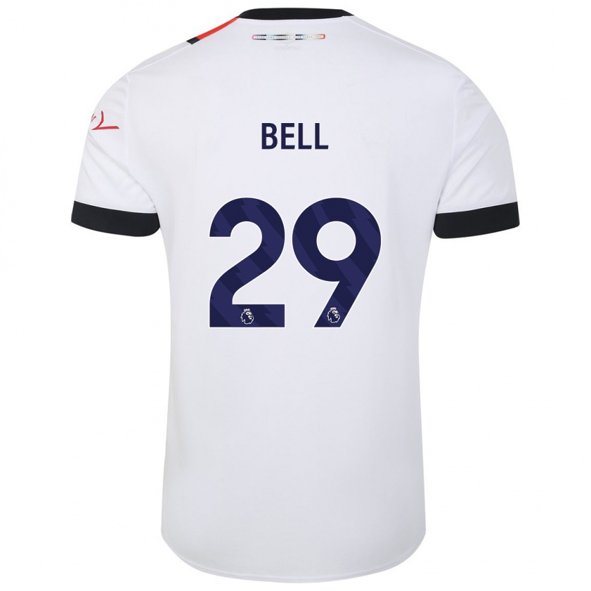 Kinderen Amari'i Bell #29 Wit Uitshirt Uittenue 2023/24 T-Shirt België