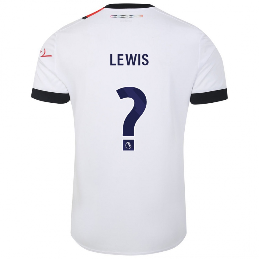 Kinderen Millar Matthews-Lewis #0 Wit Uitshirt Uittenue 2023/24 T-Shirt België