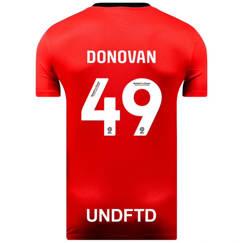 Kinderen Romelle Donovan #49 Rood Uitshirt Uittenue 2023/24 T-Shirt België