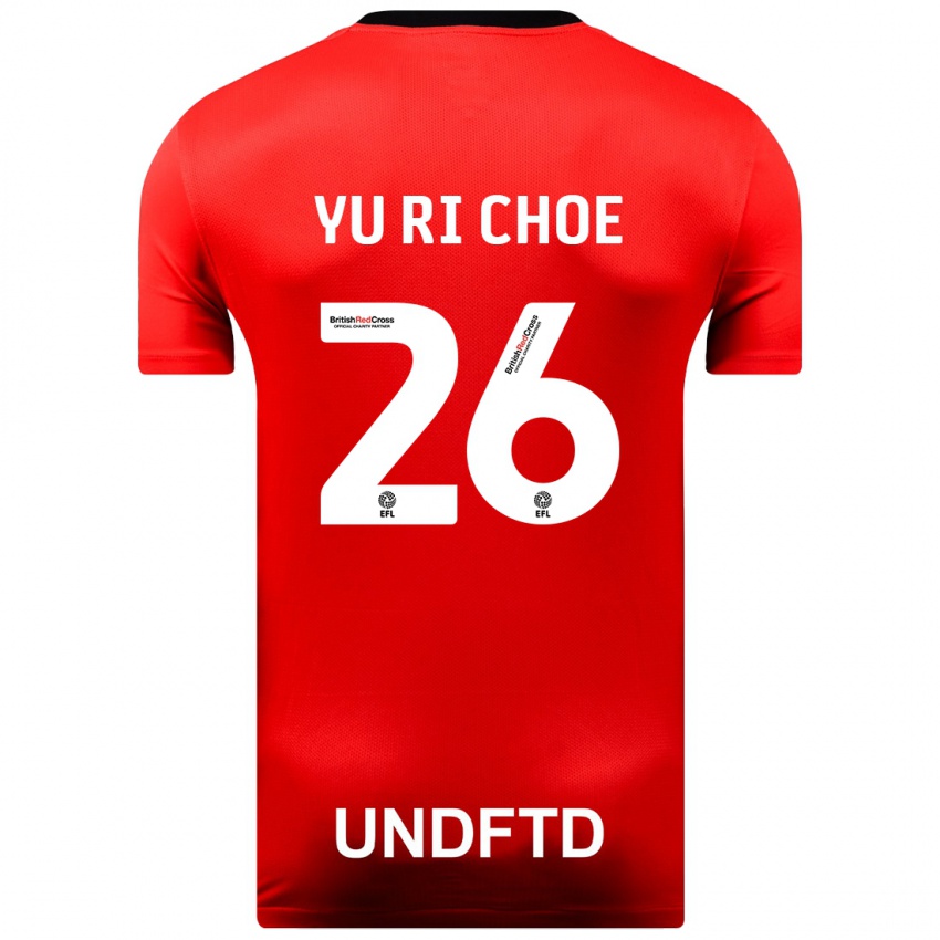 Kinderen Yu-Ri Choe #26 Rood Uitshirt Uittenue 2023/24 T-Shirt België