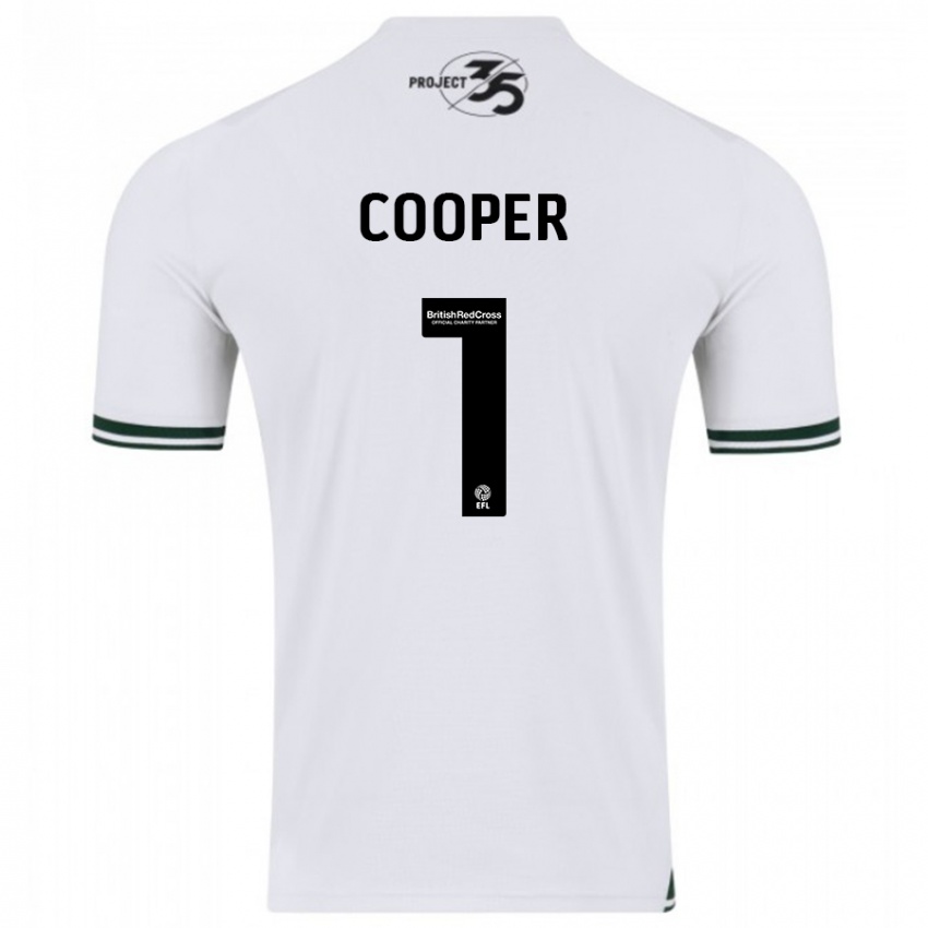 Kinder Michael Cooper #1 Weiß Auswärtstrikot Trikot 2023/24 T-Shirt Belgien