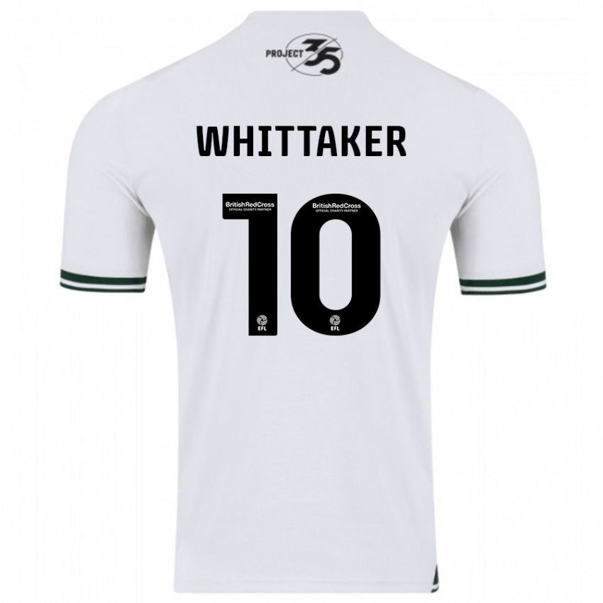 Kinderen Morgan Whittaker #10 Wit Uitshirt Uittenue 2023/24 T-Shirt België