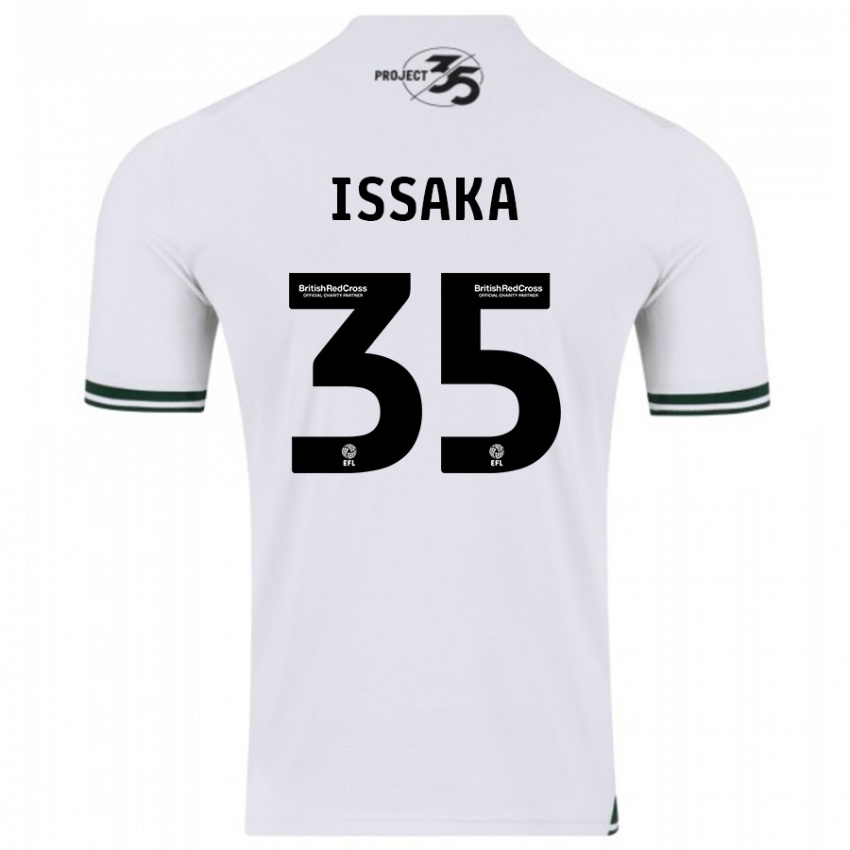 Kinderen Freddie Issaka #35 Wit Uitshirt Uittenue 2023/24 T-Shirt België
