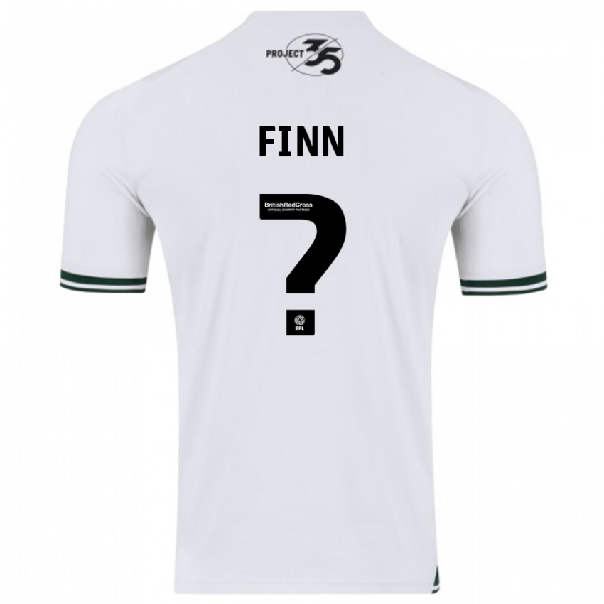 Kinderen Tegan Finn #0 Wit Uitshirt Uittenue 2023/24 T-Shirt België