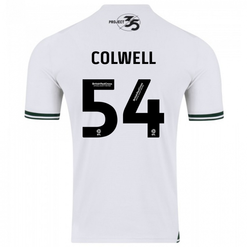 Kinderen Lewis Colwell #54 Wit Uitshirt Uittenue 2023/24 T-Shirt België