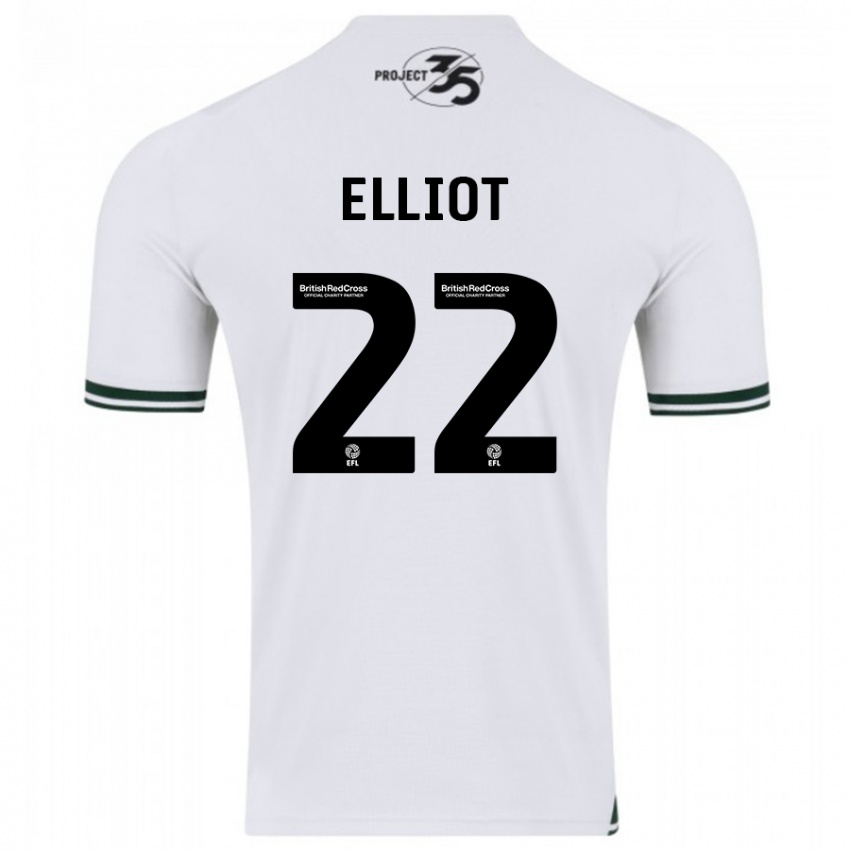 Kinderen Emily Elliot #22 Wit Uitshirt Uittenue 2023/24 T-Shirt België